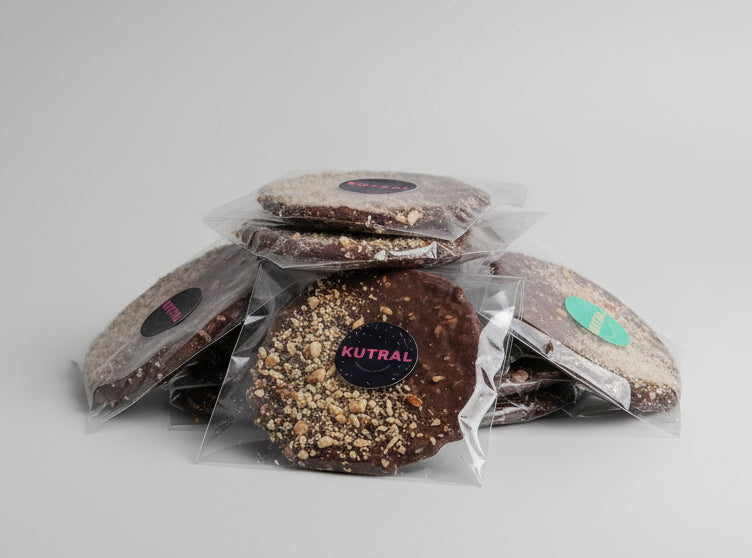 Galletón Almendras Chocolate. Sin gluten, Vegano, Sin azúcar