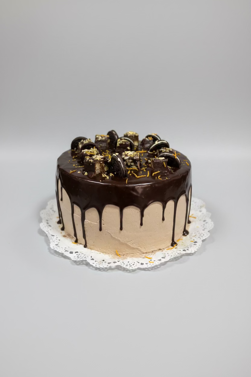 Torta Snickers sin gluten sin azúcar vegana