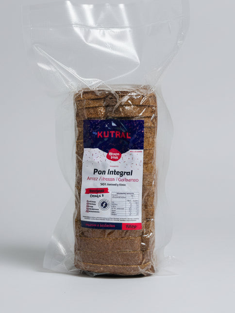 Pan de molde Integral. Sin gluten, APLV, Masa madre, Vegano, 900 grs aprox