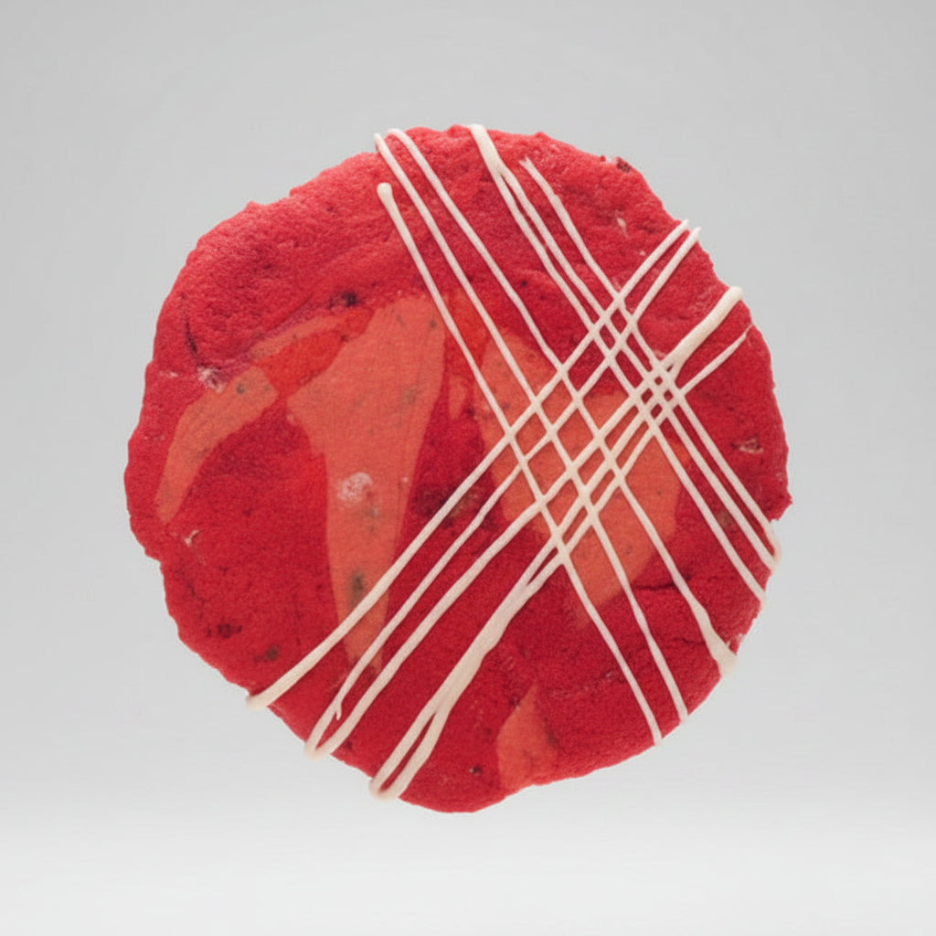 Galletón Red Velvet. Sin gluten, Vegetariano,