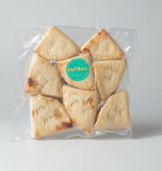 Pan Dobladitas Blancas. Sin gluten, APLV,  Vegano. Paquete de 8 unidades