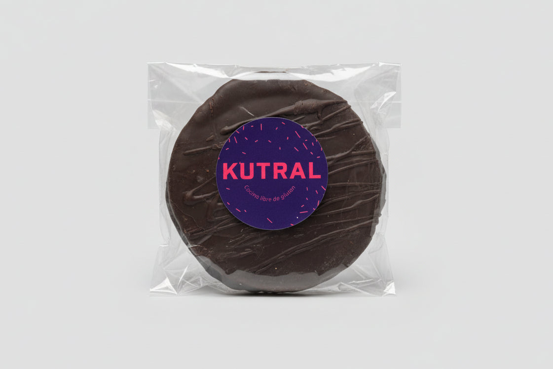 Alfajor de Trufa. Sin gluten, Vegano, Sin azúcar.