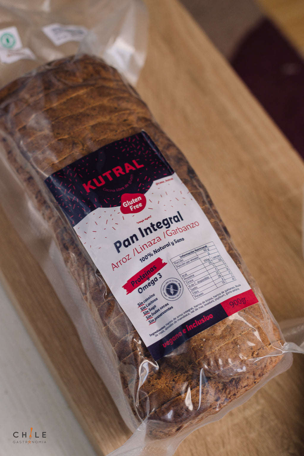 Pan de molde Integral. Sin gluten, APLV, Masa madre, Vegano, 900 grs aprox