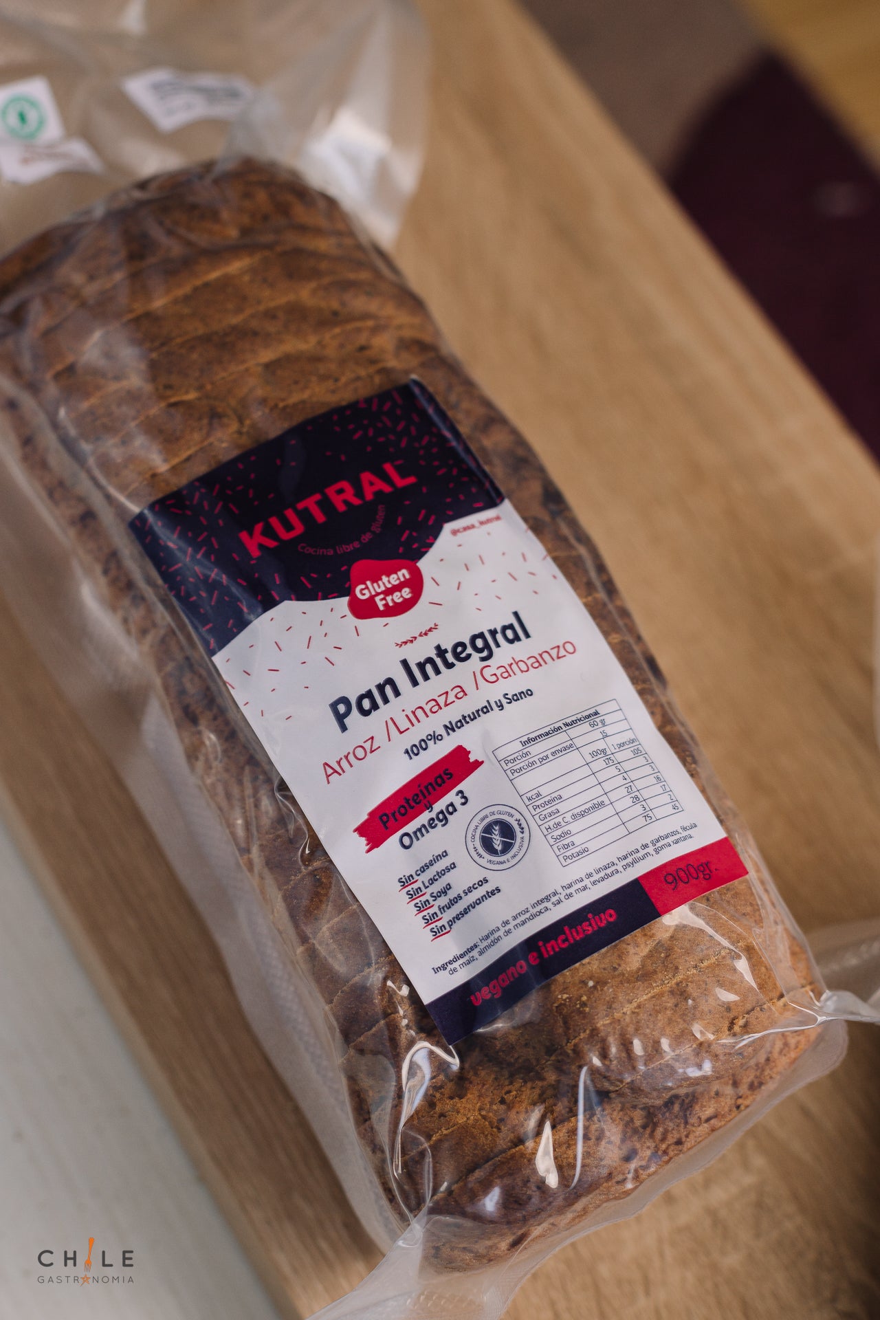 Pan de molde Integral. Sin gluten, APLV, Masa madre, Vegano, 900 grs aprox