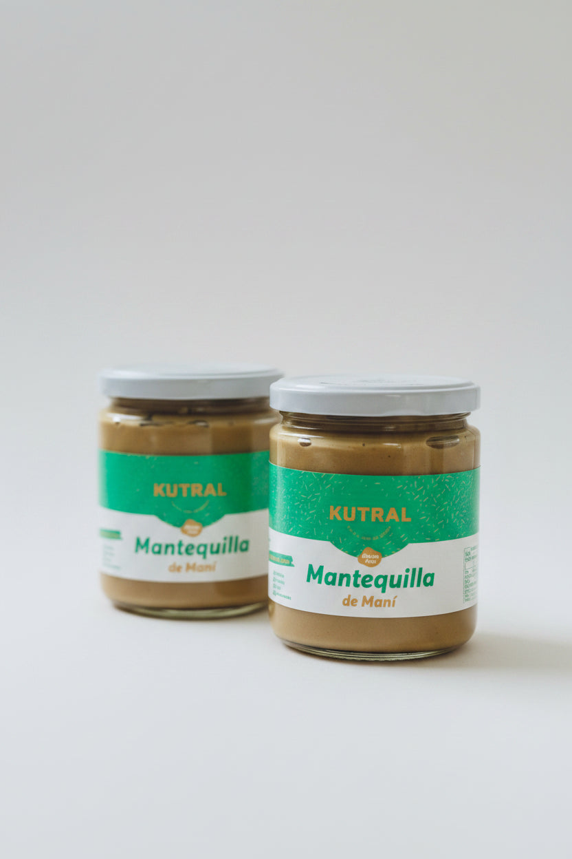 Mantequilla de Maní. Sin gluten, Vegano